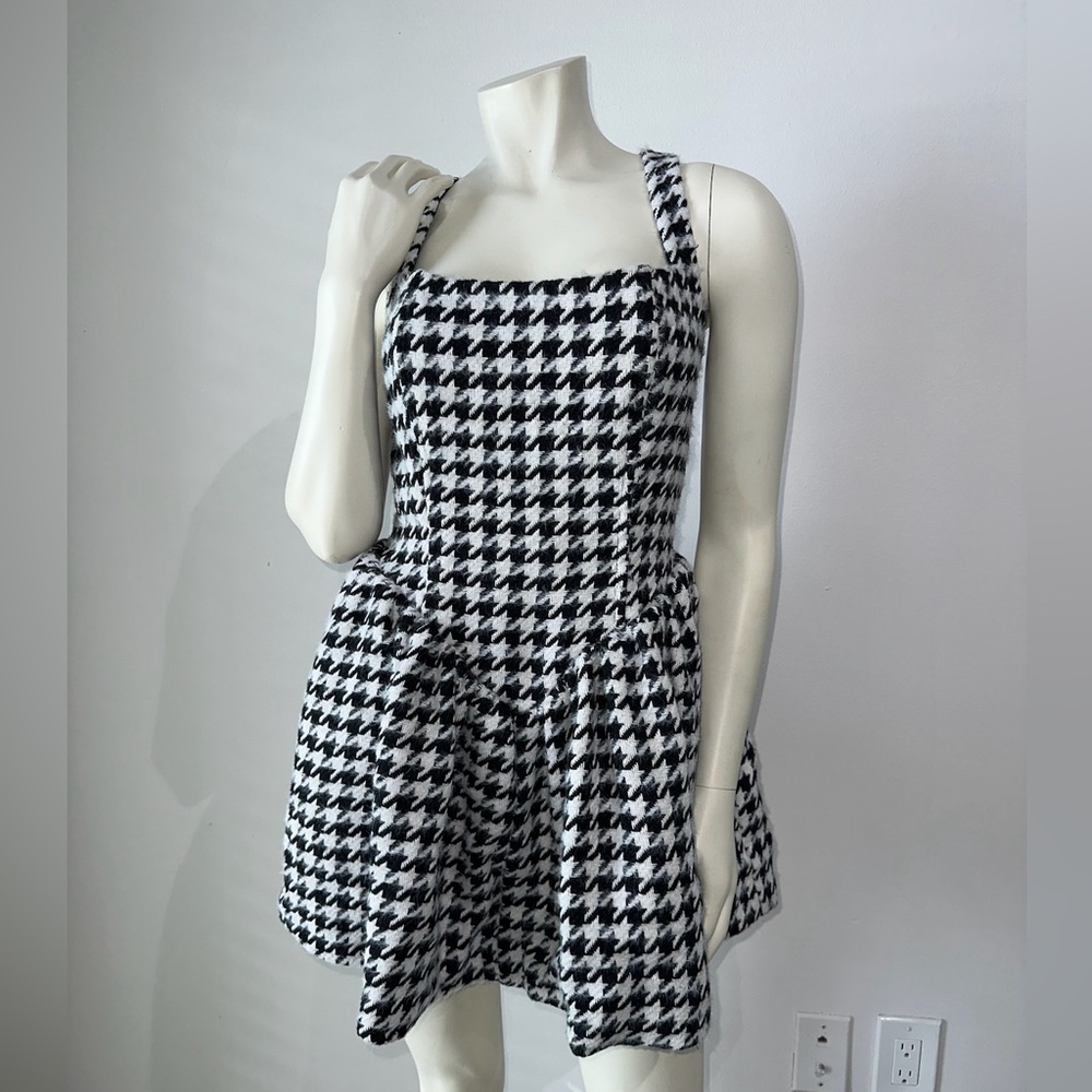 For Love & Lemons Houndstooth Dress